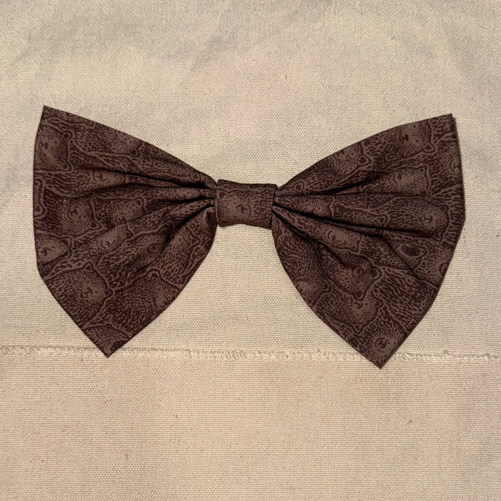 Brown Dog Bow Tie